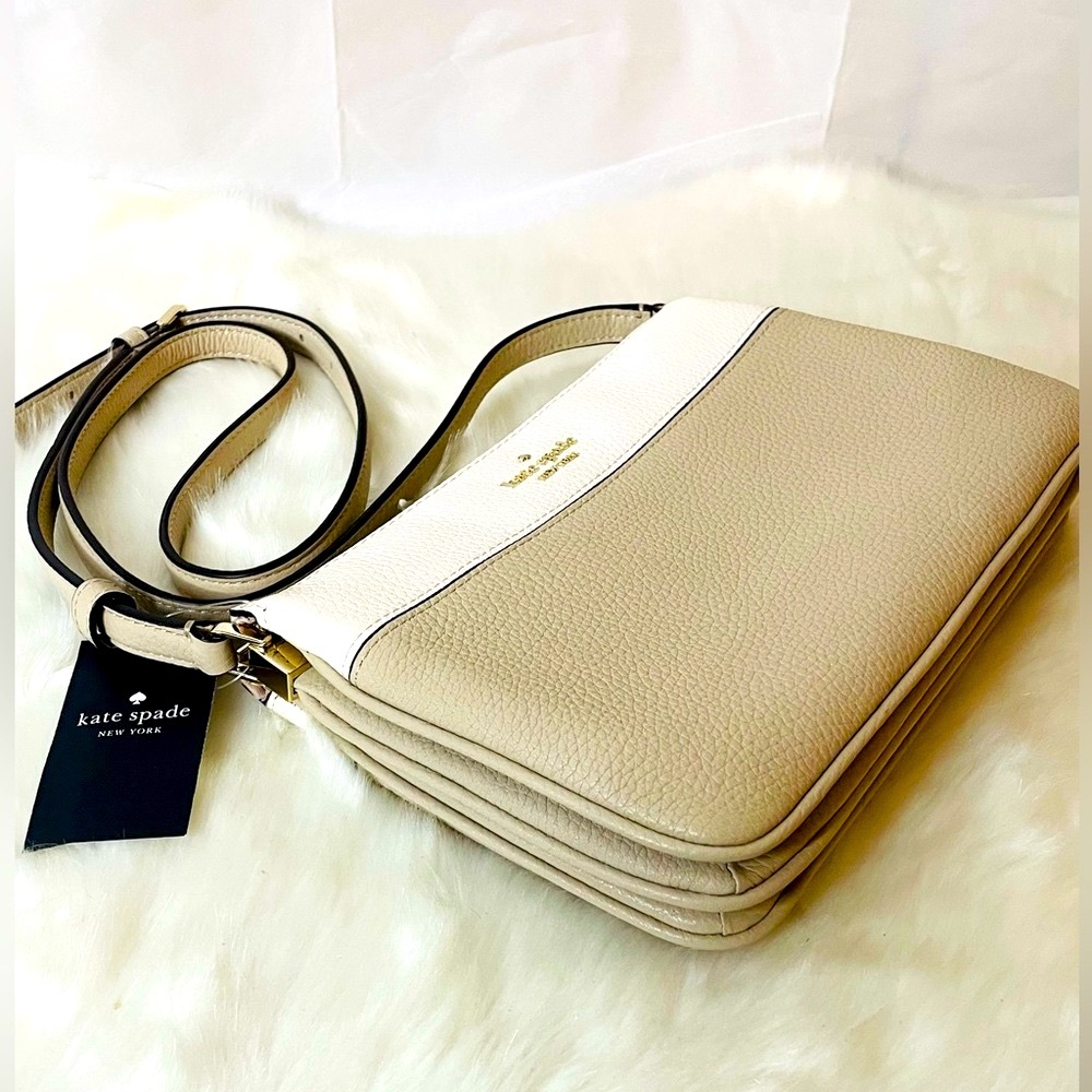 NWT Kate Spade Leila Triple Gusset Crossbody bag - Picture 6 of 12